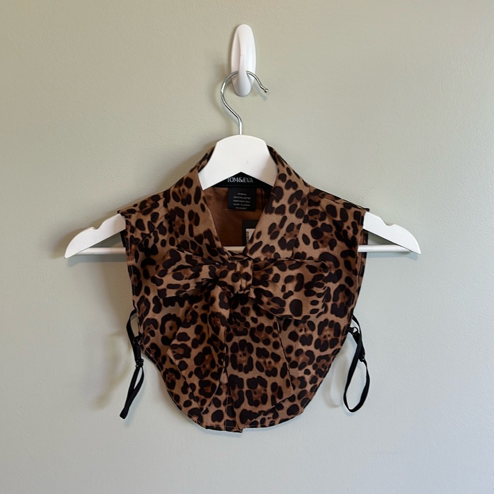 Cheetah print dickie